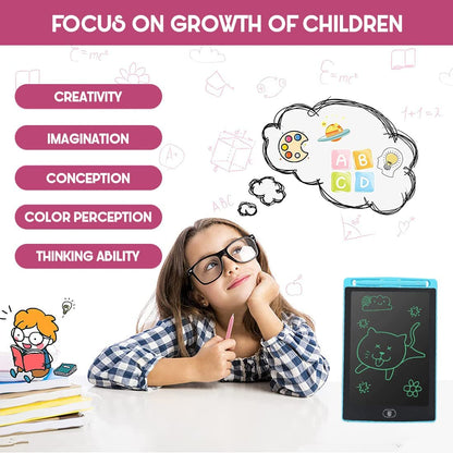 Hardbound MULTI COLOUR LCD Writing Pad LCD Tablet - 10