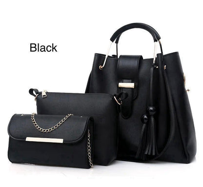 Elegant 3-Piece Women’s Handbag Set