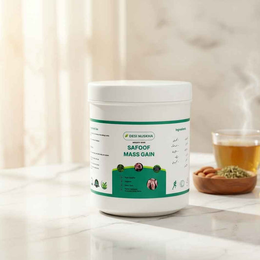 Safoof Mass Gain Herbal Weight Gain Powder Natural Body Mass Support Formula