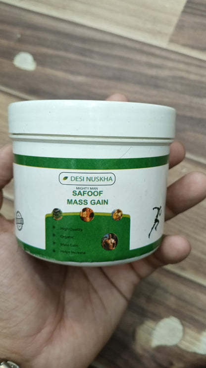 Safoof Mass Gain Herbal Weight Gain Powder Natural Body Mass Support Formula