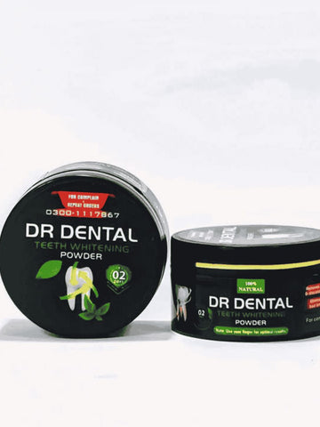 Dr. Dental Teeth Whitening Powder | 100% Natural Herbal Formula 50g