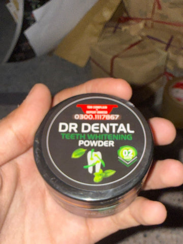 Dr. Dental Teeth Whitening Powder | 100% Natural Herbal Formula 50g