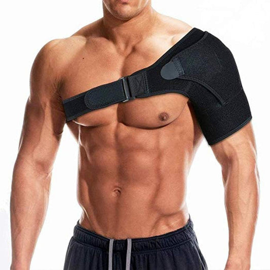 Shoulder Support for Men and Women with Pressure Pad – Adjustable Posture Corrector Brace for Pain Relief, Muscle Strain & Injury Recovery
