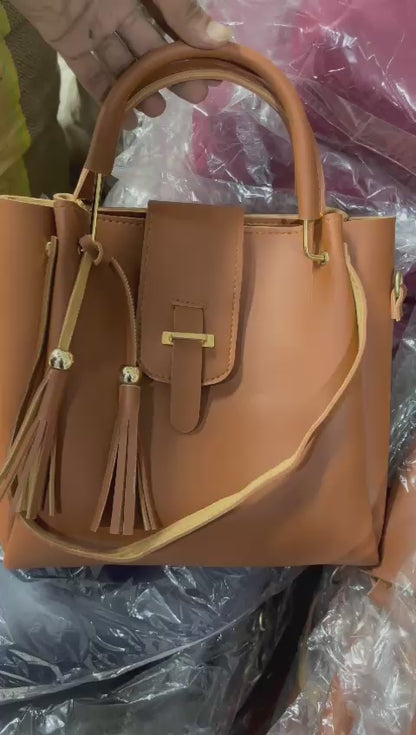 Elegant 3-Piece Women’s Handbag Set