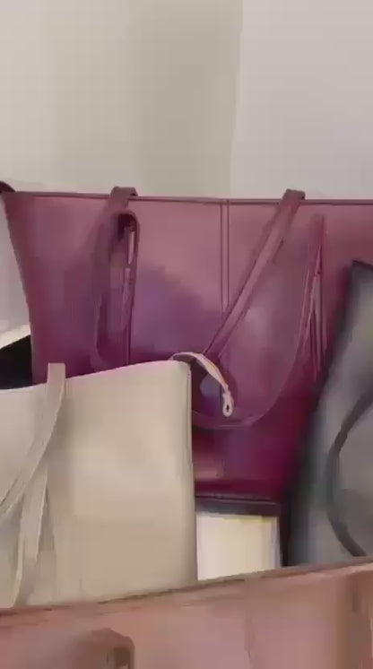Women’s Leather Tote Bag With Zipper Pocket Master Quality Stylish And Durable Fashion Accessory
