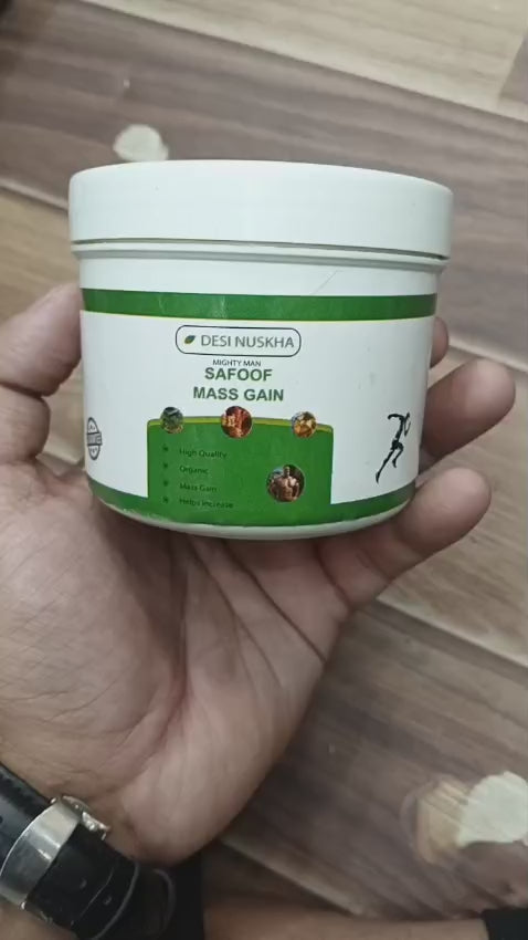 Safoof Mass Gain Herbal Weight Gain Powder Natural Body Mass Support Formula